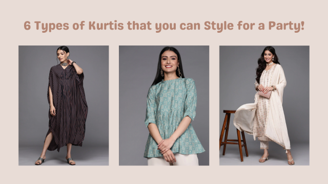 6 Types Of Kurtis That You Can Style For A Party!